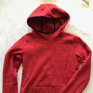 Nike Knit ThermaFit Red Hoodie
